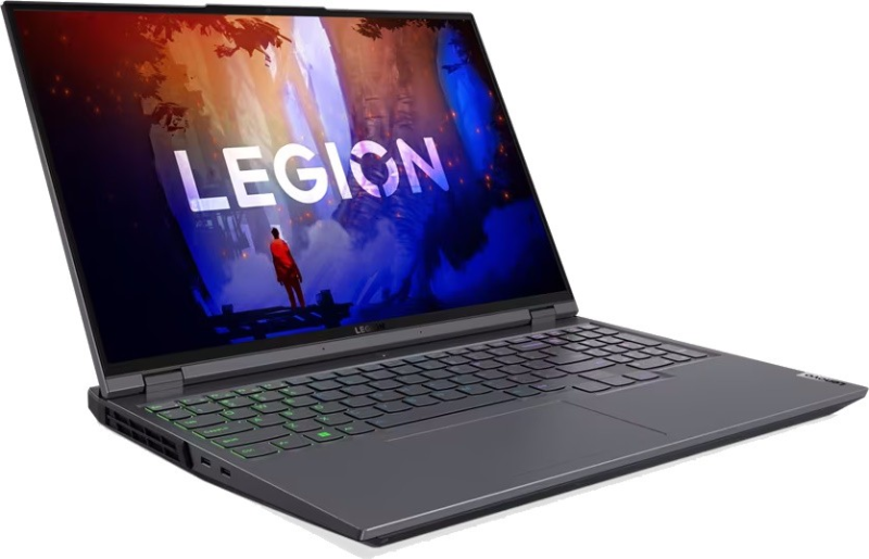 Ноутбук Lenovo Legion 5 Pro 16ARH7H (82RG000RRK) / AMD R5-6600H / 16GB / SSD 1TB / RTX3060 6GB / 16", серый