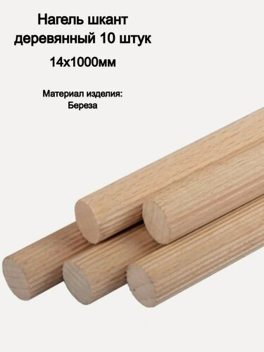 Изображение товара Нагель 14х1000мм (10шт)