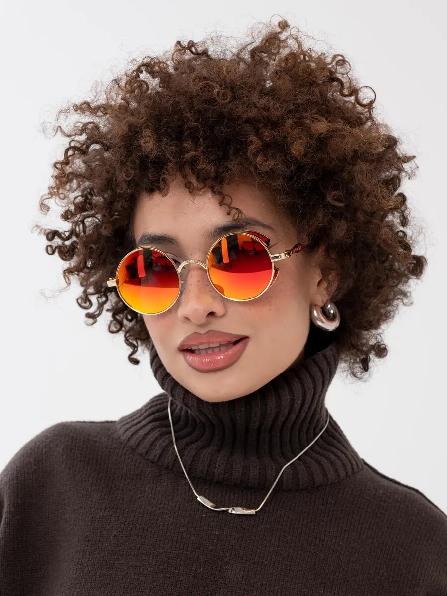 Солнцезащитные очки Zabologen, оранжевый — фото 1