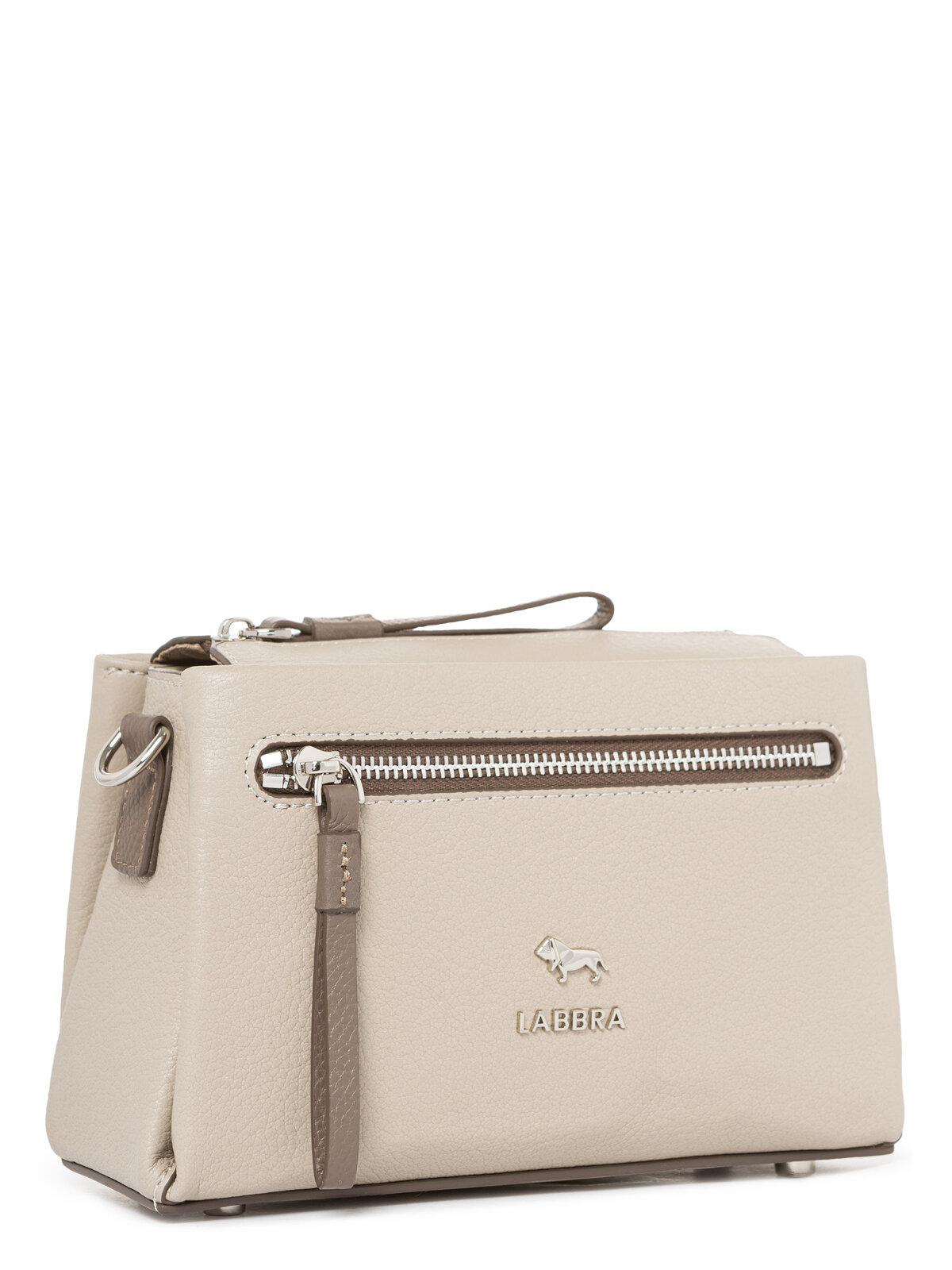 Сумка кросс-боди LABBRA, фактура гладкая, бежевый — фото 1