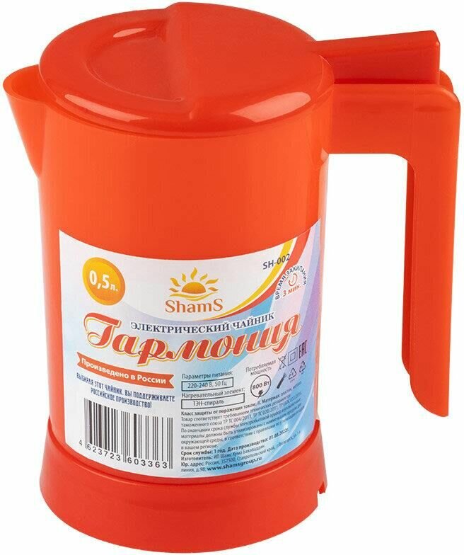 Чайник электрический SH-002 красный (105478)