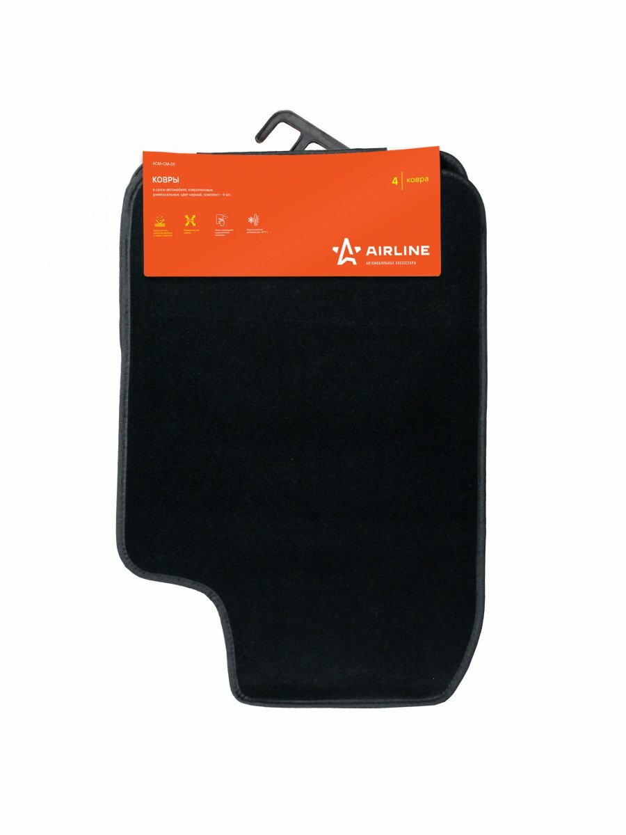 Автомобильные Коврики Xiaomi Коврики в машину универсальные 4 шт AIRLINE ACM-CM-05