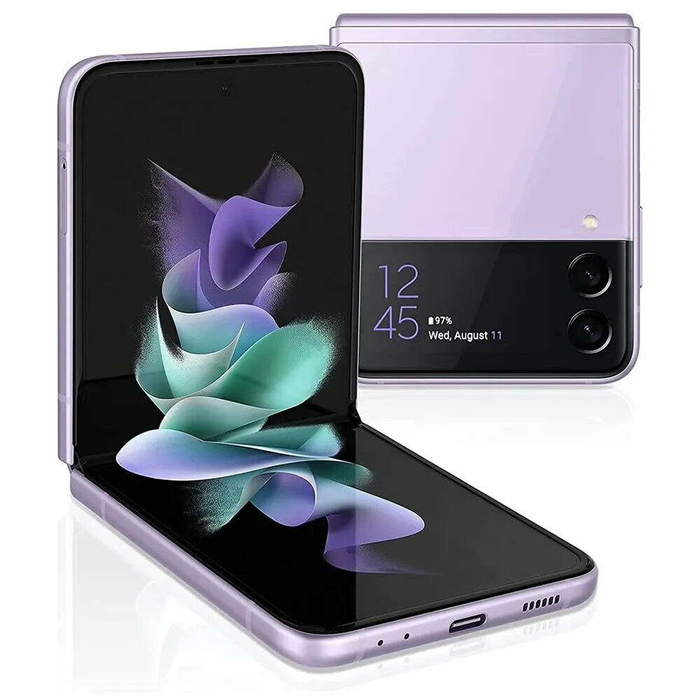 Смартфон Samsung Galaxy Z Flip 3 8+256GB nano SIM+eSIM Пурпурный