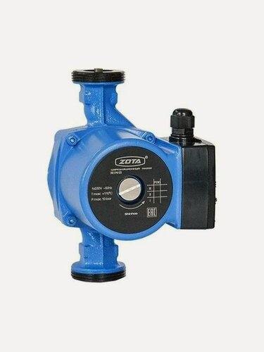 Изображение товара Циркуляционный насос Zota Ring 25/60 S 180, чугунный, 3 скорости, резьба 1 1/2", с гайками