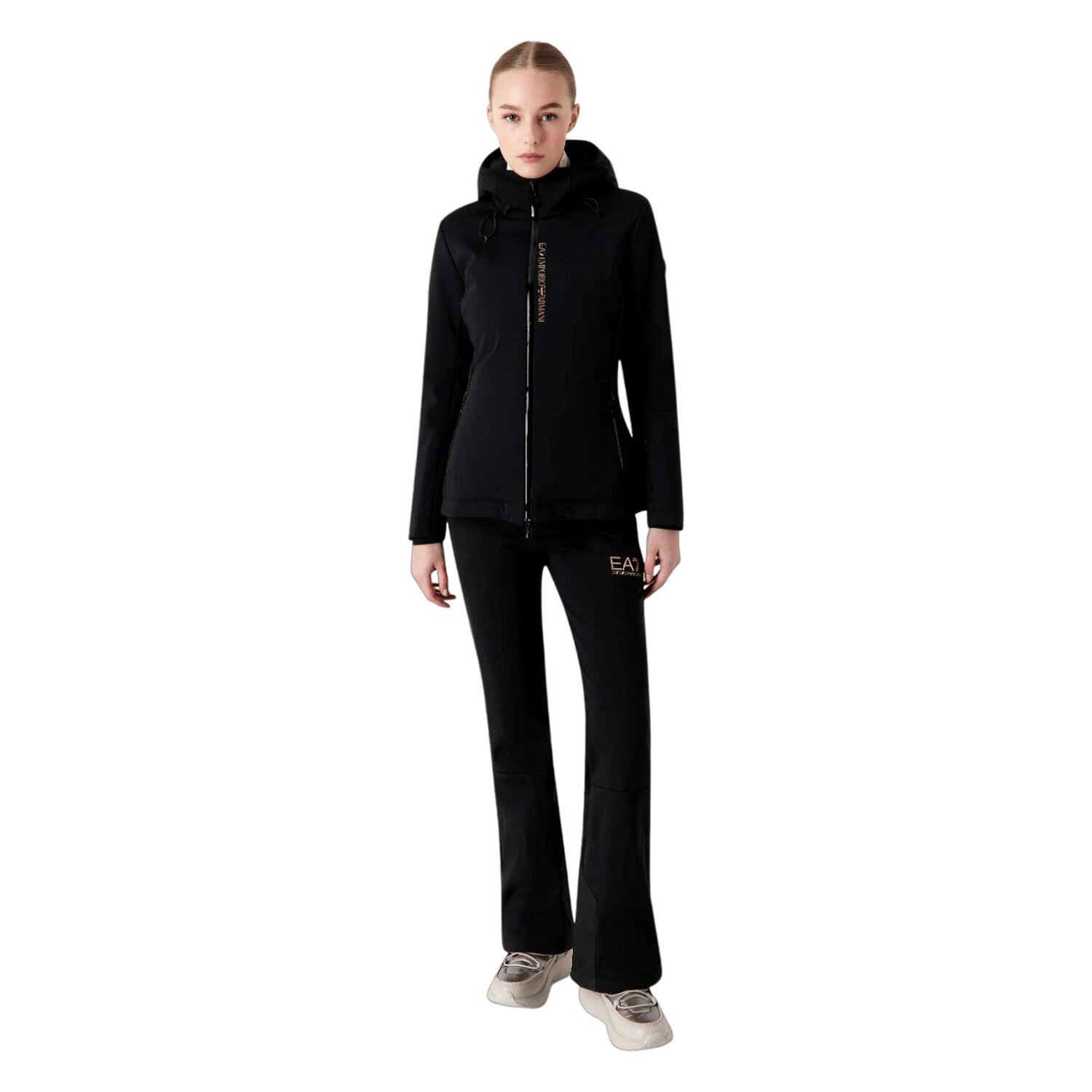 Костюм спортивный EA7 EMPORIO ARMANI, размер XL, черный
