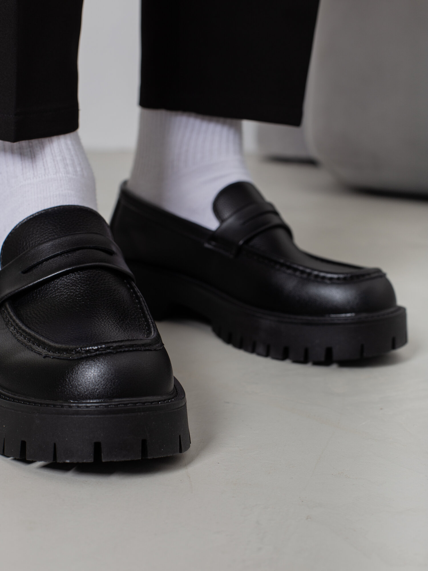 Лоферы MADMAN, размер 40, черный — фото 1