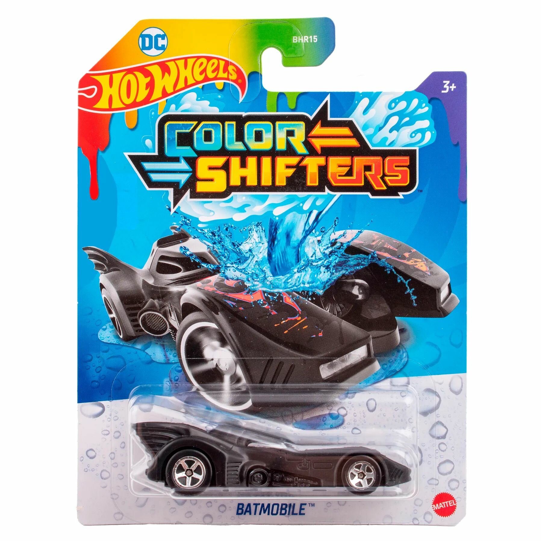 Машинка Hot Wheels меняющая цвет Batmobile GBF30