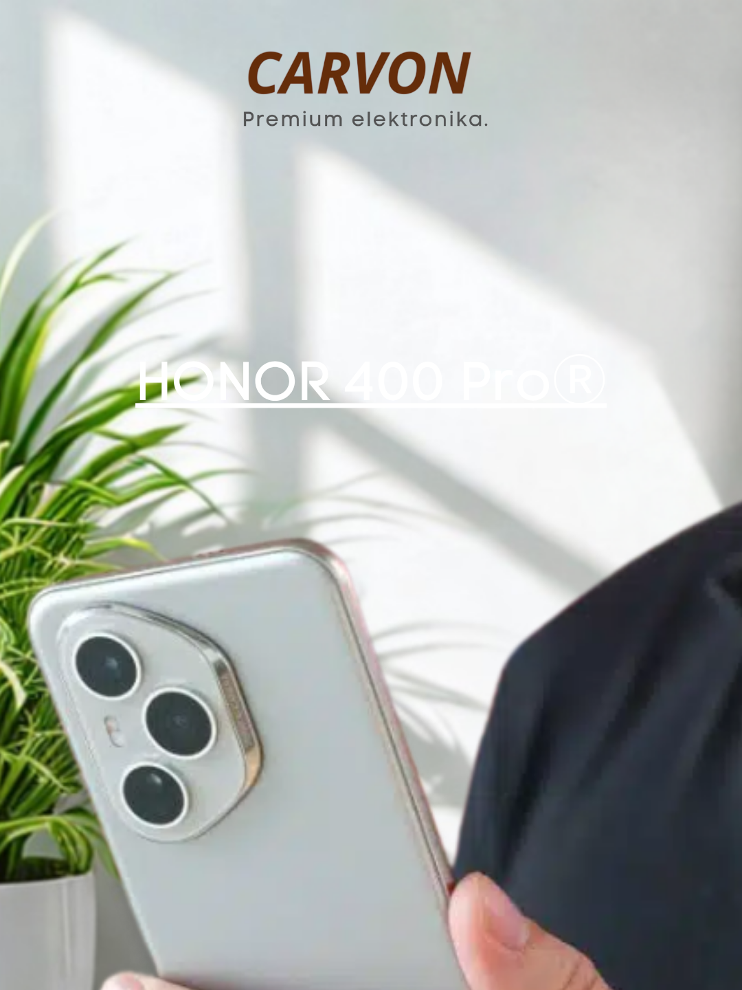 Смартфон Honor 400 Pro 5g, 12 ГБ/512 ГБ, AMOLED 120 Гц, IP68/69, защита от воды и пыли на глубине до 1,5 м в течение 30 мин Чипсет Qualcomm SM8650-AB Snapdragon 8 Gen 3, серый цвет + подарок Премиум-кошелек с разблокировкой по отпечатку пальца — фото 1