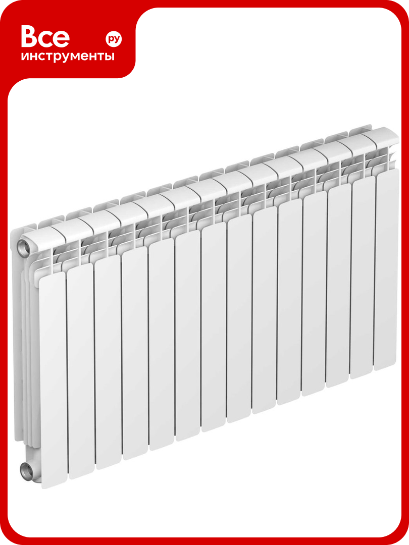 Алюминиевый радиатор Rifar Alum 500 14 сек. бок. R-AL-500-14