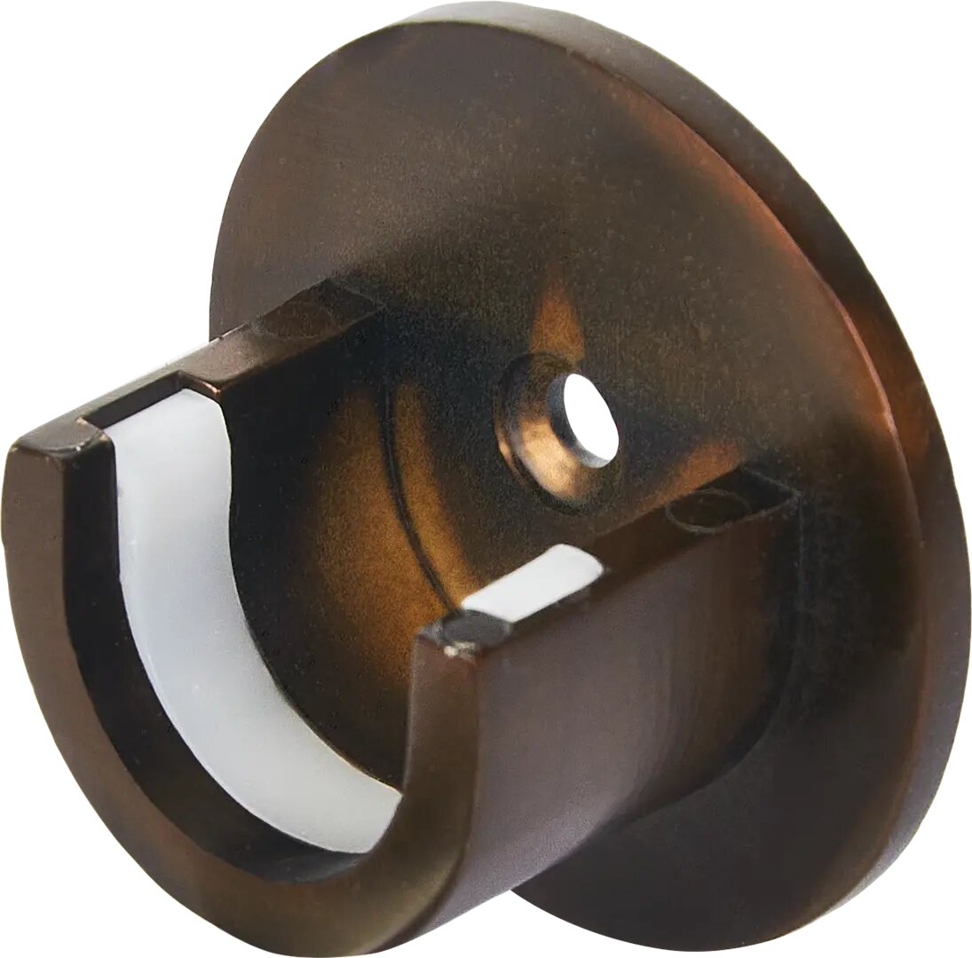 Держатель торцевой металл Inspire цвет античная медь 2 см 2 шт.