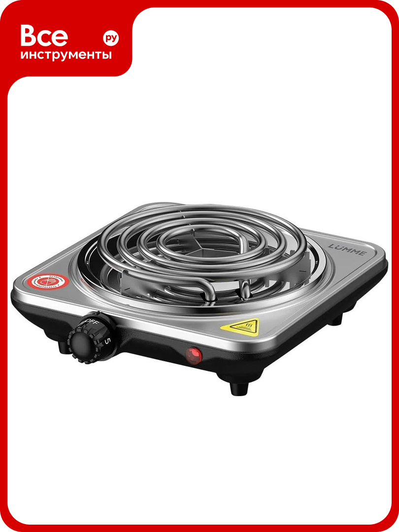 Электроплитка LUMME LU-HP3711A сталь 43015