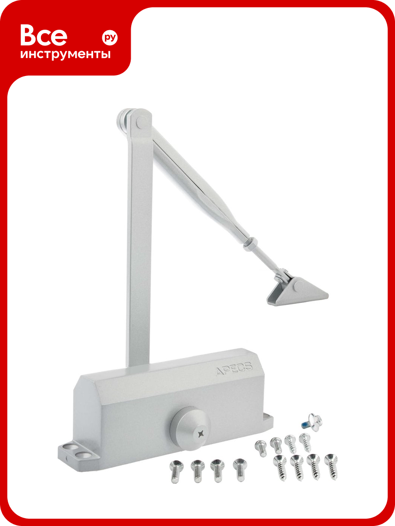 Дверной доводчик Apecs DC-20.4/1050/085-A2-SL 21249