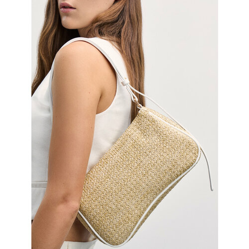 Сумка багет Zarina, коричневый