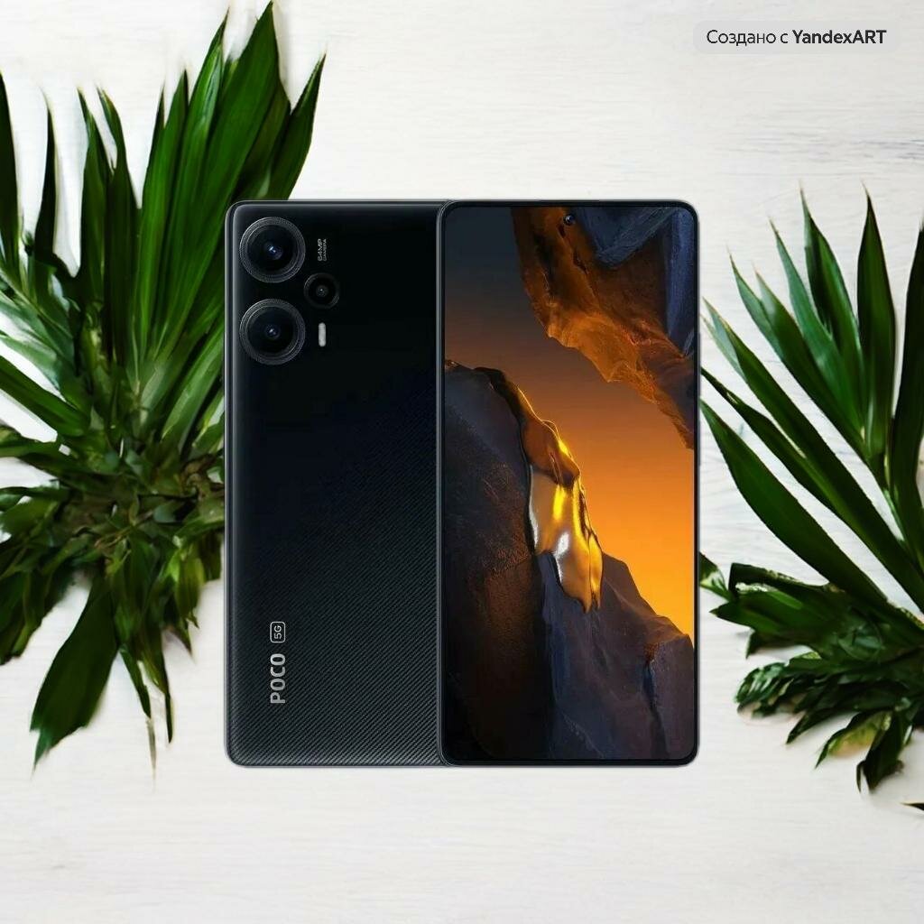 Смартфон Xiaomi Poco F5, Android 13, AMOLED-экран, 6.67", 8ГБ+256ГБ, черный