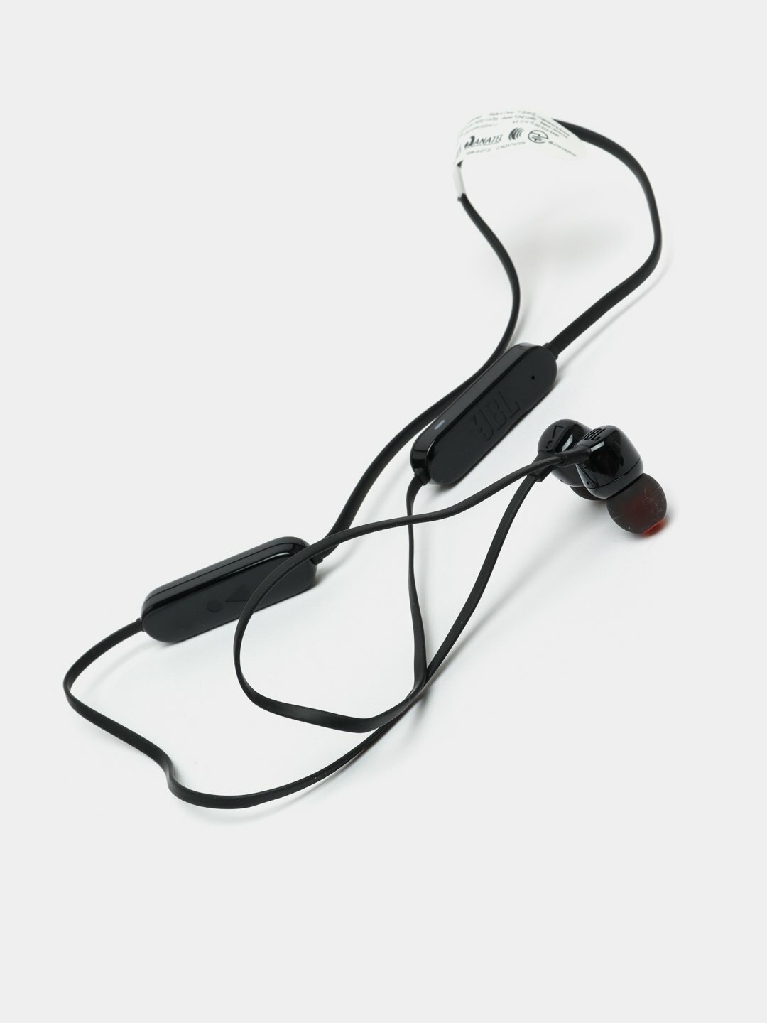 Наушники JBL Tune 125BT, беспроводные, Bluetooth, внутриканальные, черные — фото 1