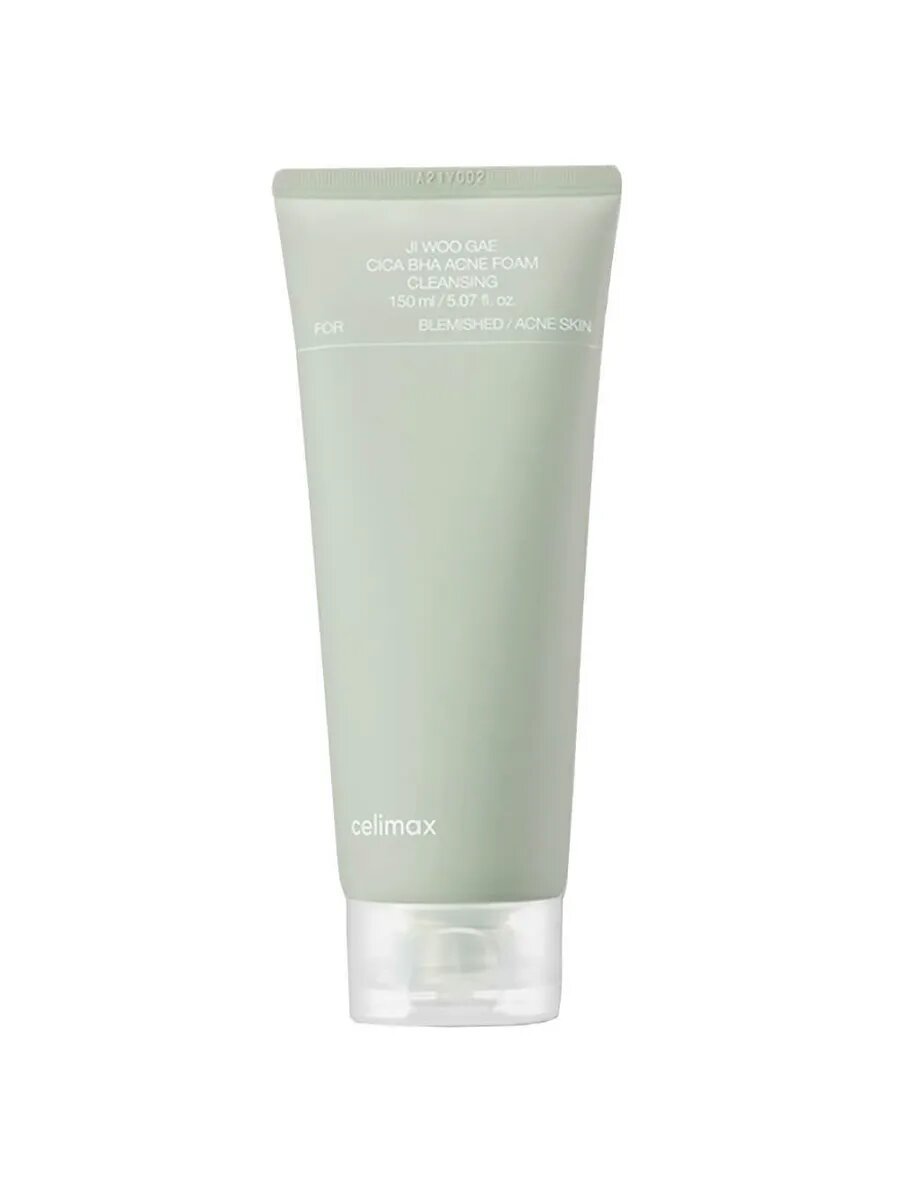Celimax Пенка для умывания с экстрактом центеллы азиатской Ji Woo Gae Cica BHA Acne Foam Cleansing 150мл