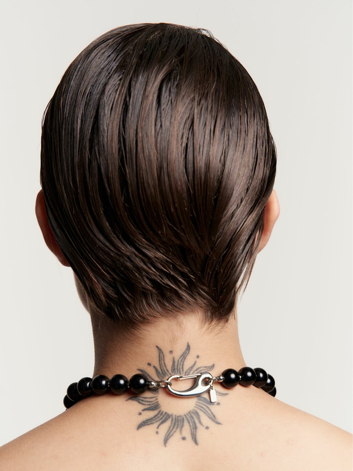 Чокер RESURS, оникс, длина 42 см, черный — фото 1