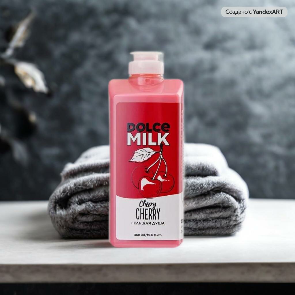 Гель для душа DOLCE MILK "Черри-Леди", для всех типов кожи, 460мл