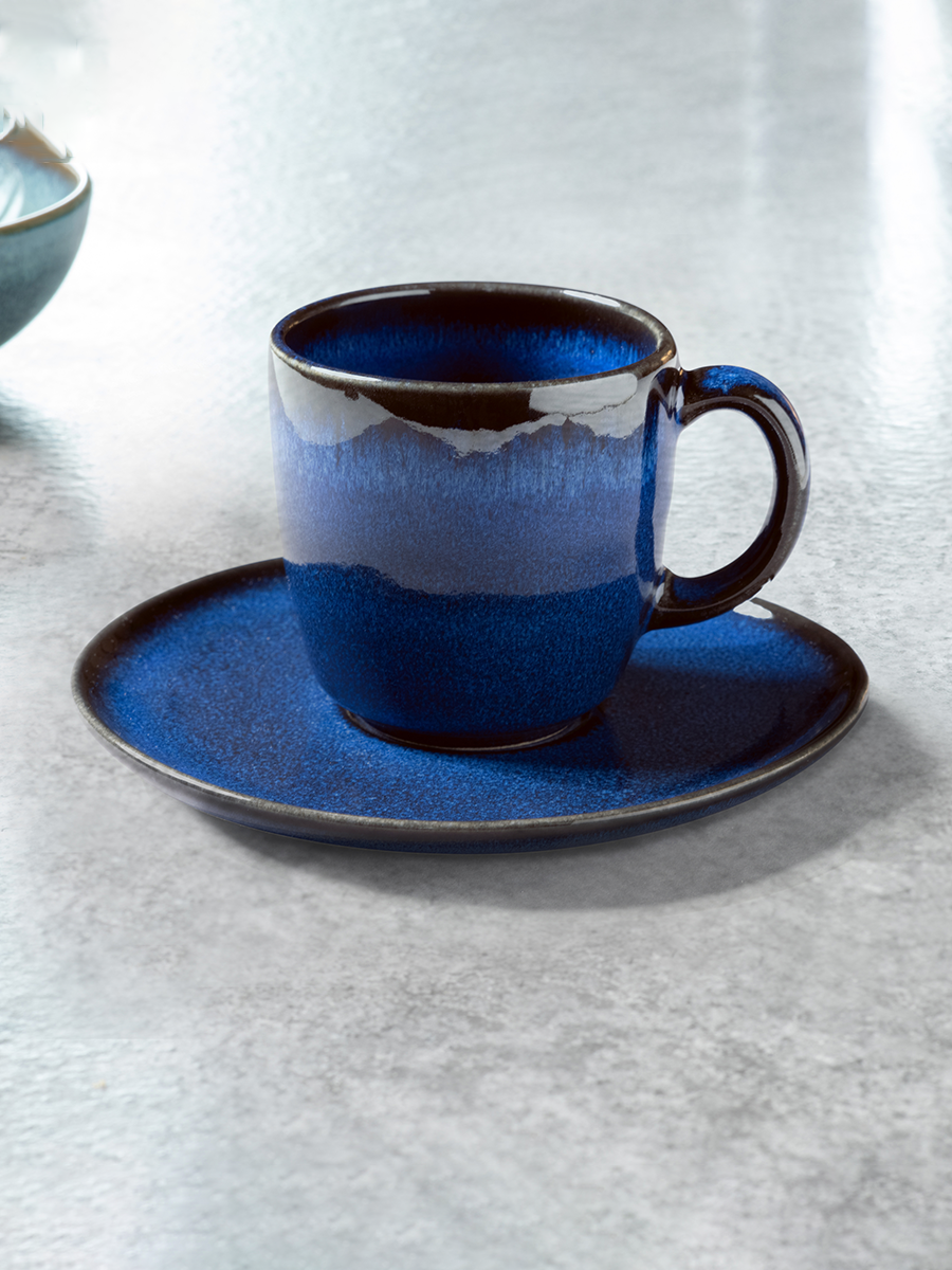 Блюдце для кофейной чашки, 15 см, Lave Bleu, like. by Villeroy & Boch — фото 1