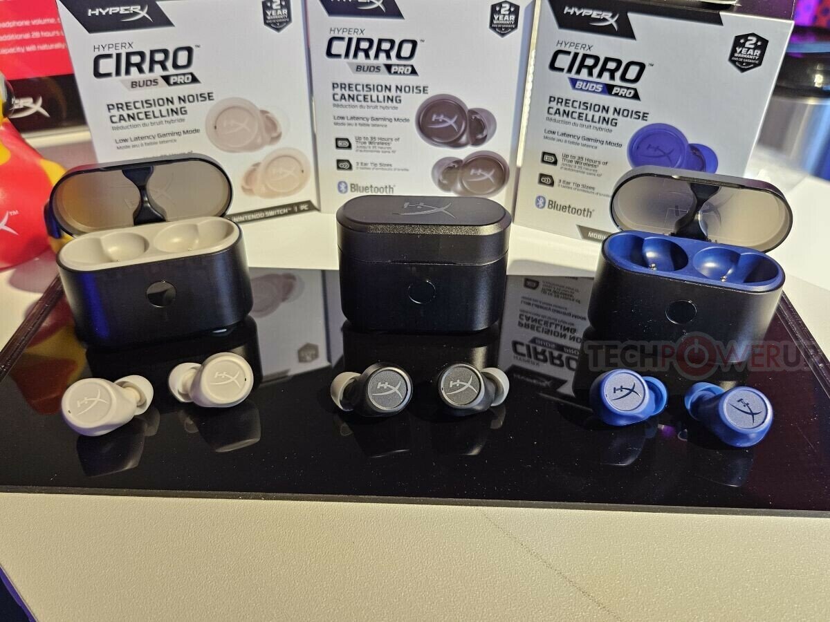 Беспроводные наушники HyperX "Cirro Buds Pro, бежевый Bluetooth, шумоподавление, время работы 3,0 ч