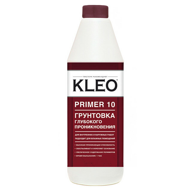 Грунтовка KLEO PRIMER глубокого проникновения 1л арт.085 PRIMER 10