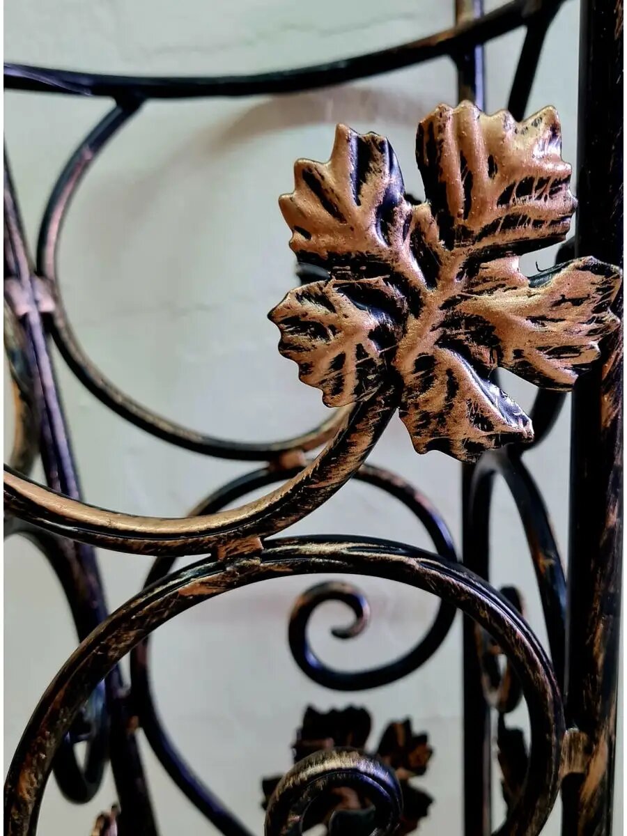 Кованая подставка для зонтов, Студия кованой мебели Нива, цвет античная медь — фото 1