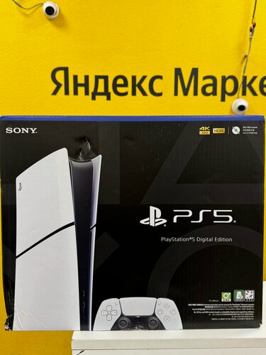 Изображение товара Игровая приставка Sony PlayStation 5 Slim Digital Edition, без дисковода, 825 ГБ SSD, без игр, белый CFI-2018 B01
