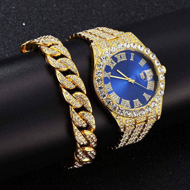 Наручные часы, золотистый/серебристый