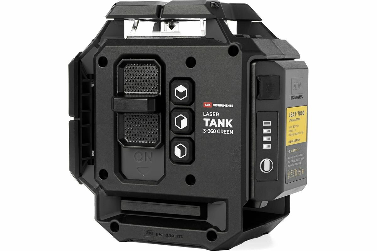 Лазерный уровень ADA LaserTANK 3-360 GREEN Basic Edition