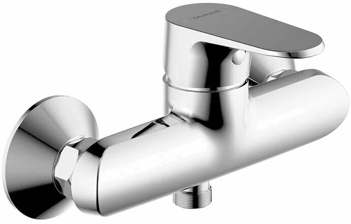 Смеситель для душа Bravat Alfa F9120178CP-01 настенный однорычажный латунный хром немецкий