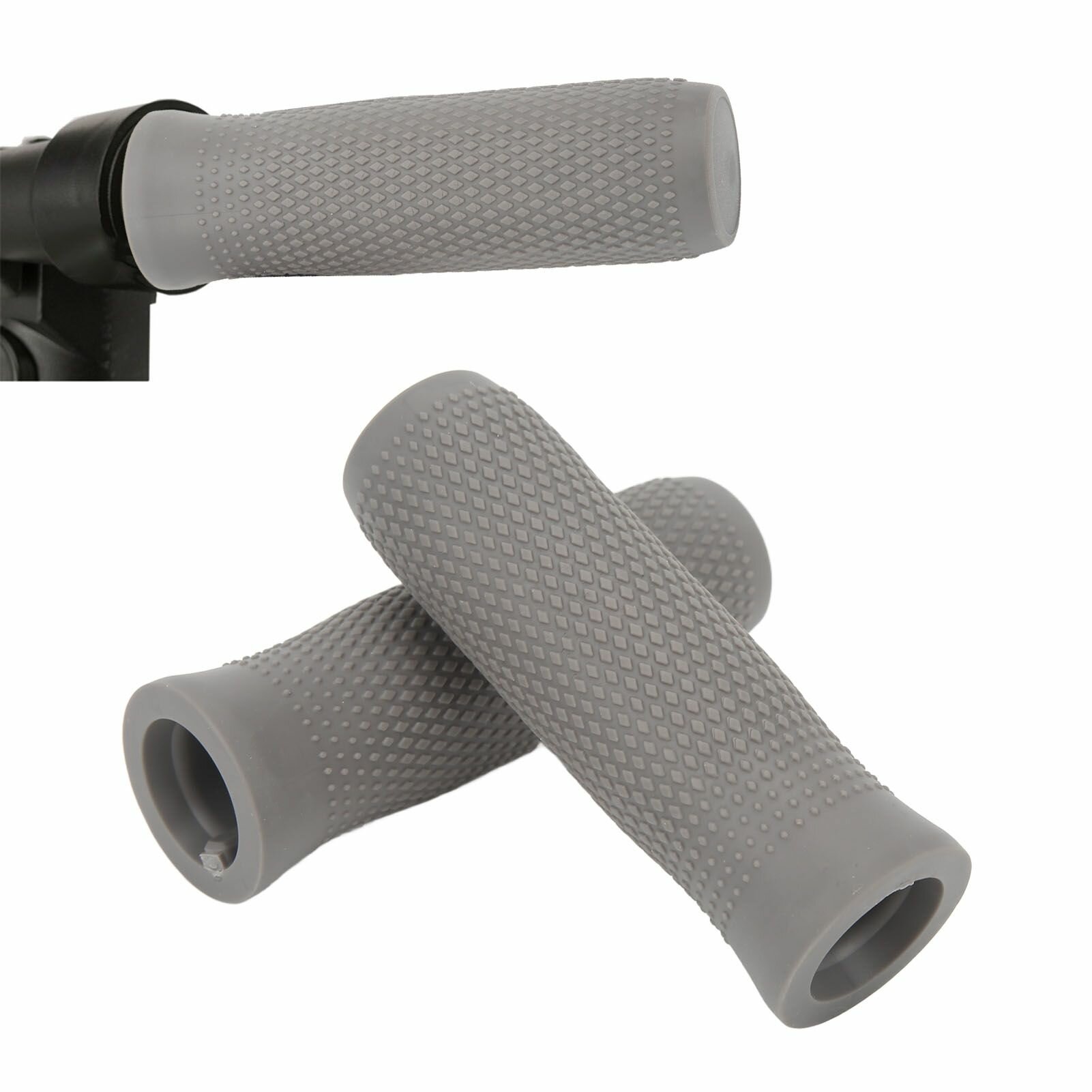 3d Ручки Xiaomi Силиконовые ручки на руль электросамоката Xiaomi ES1 ES2 ES3 ES4, удобные нескользящие сменные аксессуары