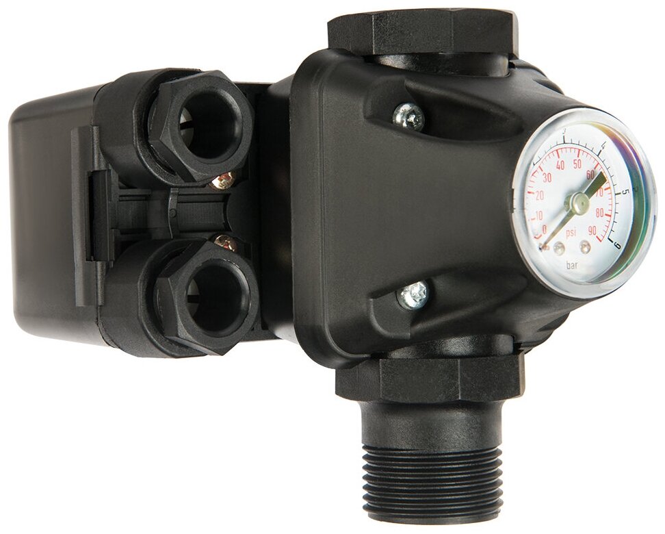 Реле давления UNIPUMP PM/5-3W Italtecnica с манометром 36073