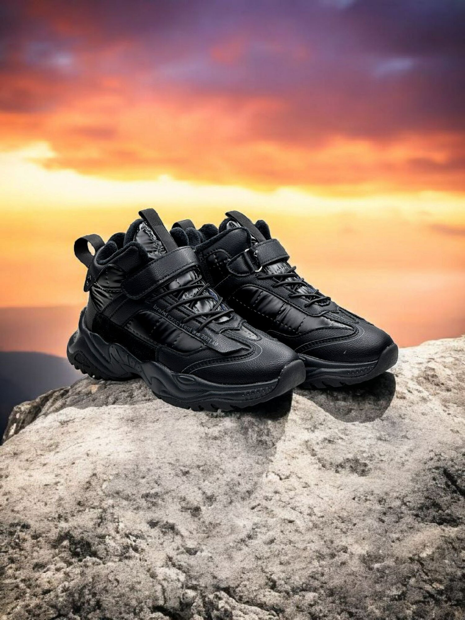 Кроссовки, размер 29, черный — фото 1