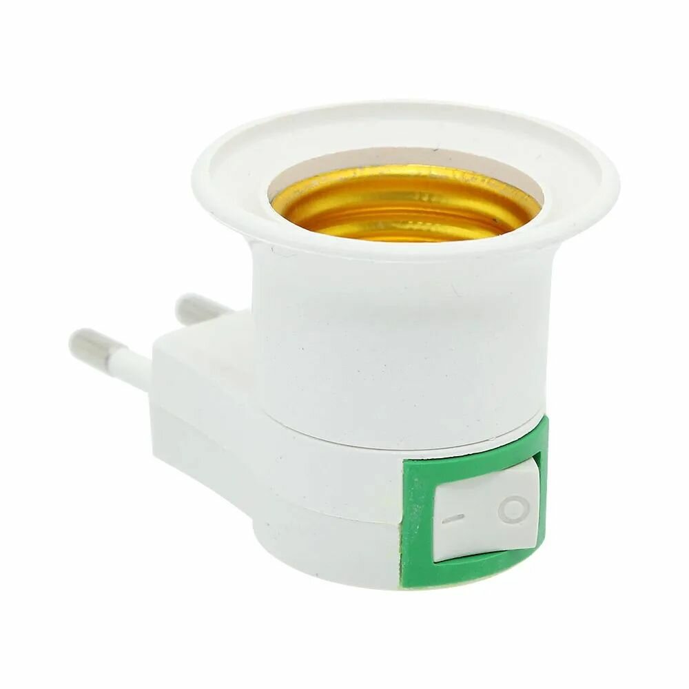 Патрон для лампы Е27 с переключателем 1 шт.