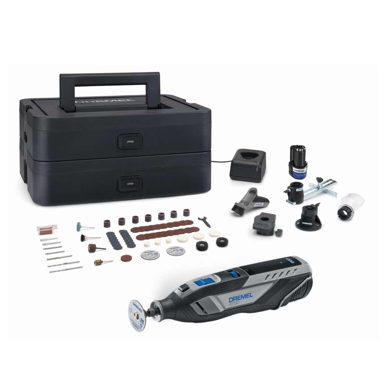 Многофункциональный аккумуляторный гравер Dremel 8250-5/65 Platinum+