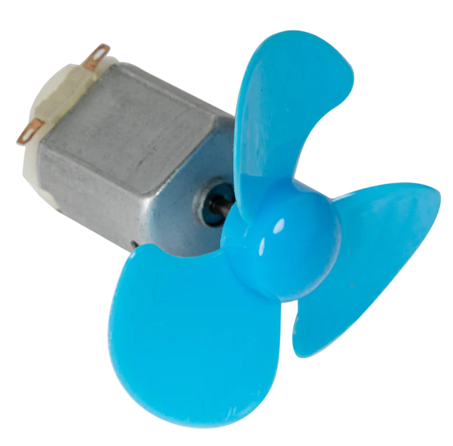 Электродвигатель с пропеллером, 1,5-6 В, для моделирования, развивающий — фото 1