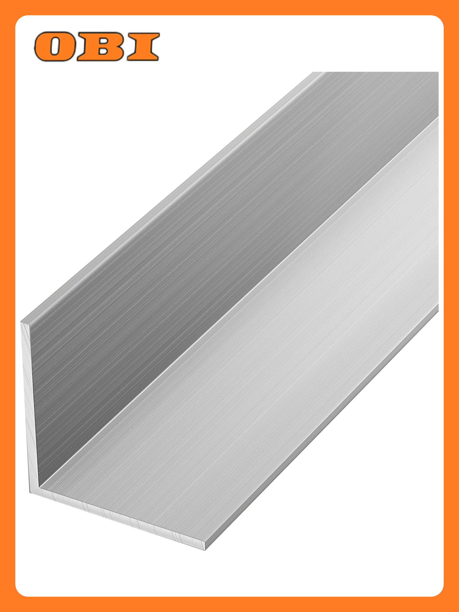 Уголок равнополочный Лука алюминиевый 1000x30x15мм влагостойкий 1 шт