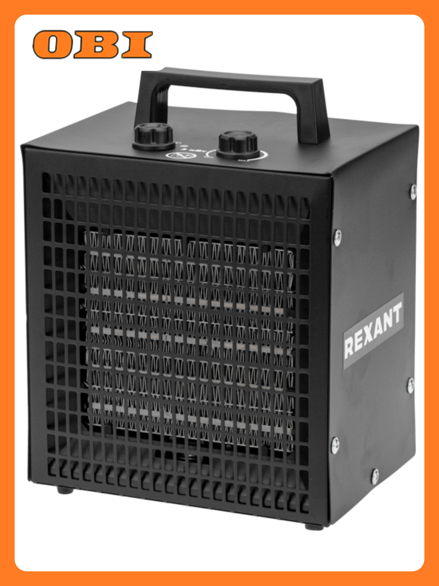 Тепловая пушка REXANT электрическая 3 кВт защита от перегрева