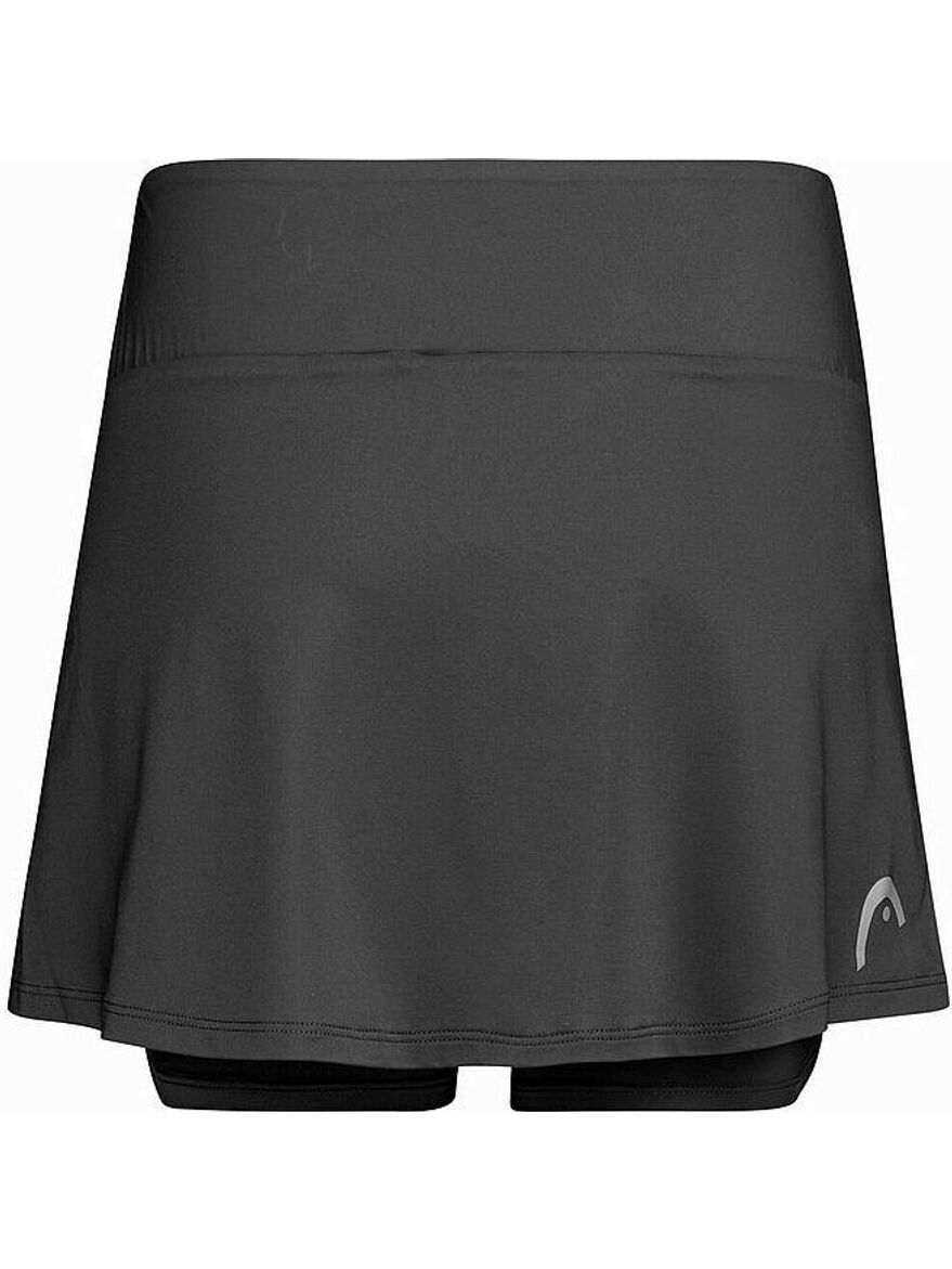 Юбка для тенниса HEAD CLUB Basic Skort W, размер XS, серый — фото 1