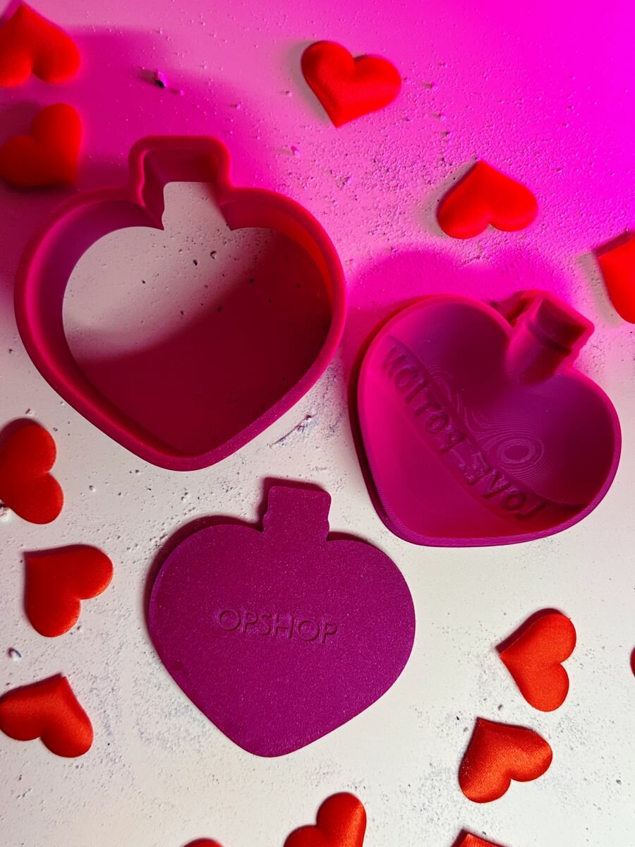 3D форма для бомбочек Любовное зелье — фото 1