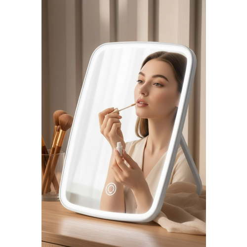 Зеркало для макияжа с подсветкой LED настольное зеркало 3 створки 1370₽