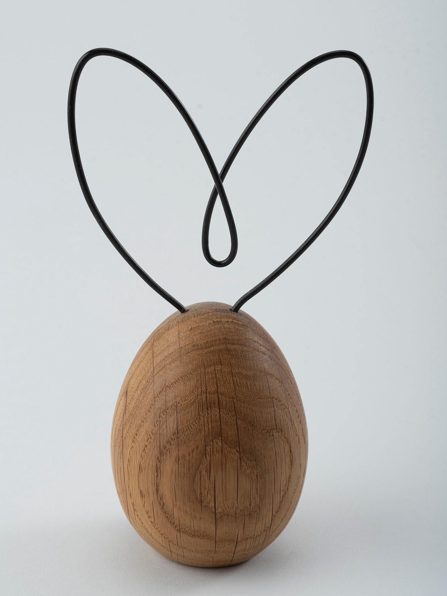 Яйцо держатель для заметок с ушками "Egg Small", дуб, высота 14 см — фото 1