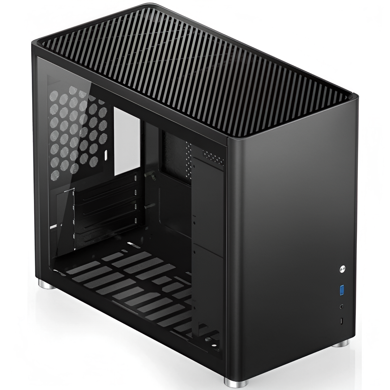 Корпус Mini-Tower JONSBO D30 TG, Micro-ATX, без Б. П, черный (D30 Black)