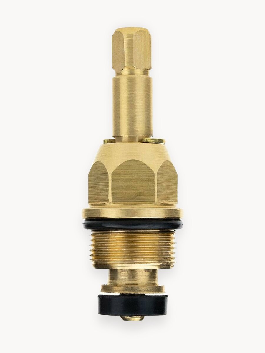 Кран букса для смесителя червячная (резиновая), М18, квадрат 7 х 7 мм, длинная