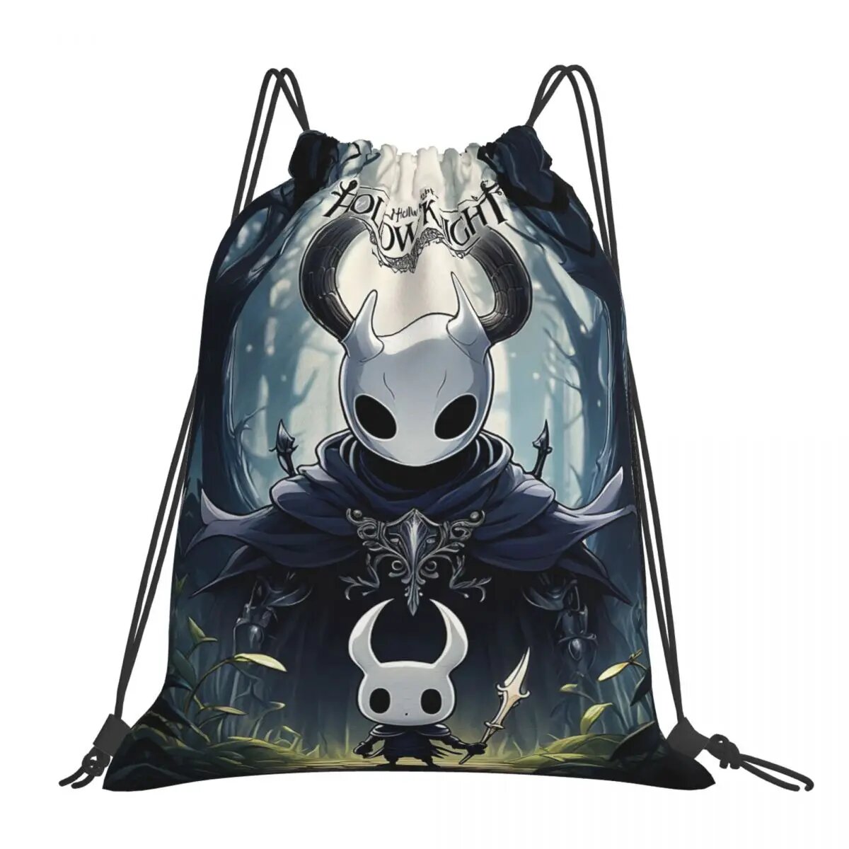Рюкзаки Hollow Knight, многофункциональные сумки на шнурке, сумки для обуви, сумки для книг, сумки для путешествий, сумки для студентов