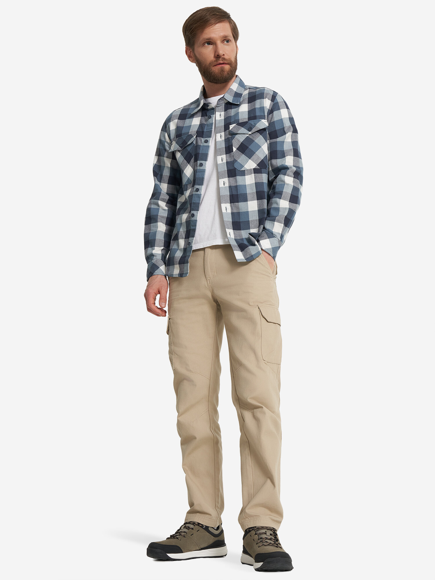 Рубашка OUTVENTURE, размер 50, голубой — фото 1