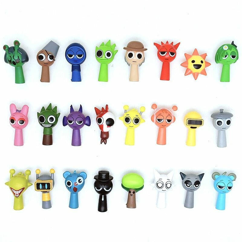 Изображение Набор фигурок Спрунки / Sprunki Incredibox Фигурки Игрушки для детей 24шт-Праздничные подарки