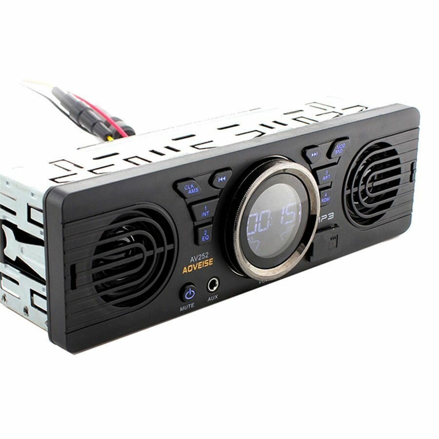 Универсальная 1 Din 12V автомобильная MP3-магнитола с встроенными 2 динамиками стерео FM, поддержка Bluetooth 2.1 с USB / TF-картой