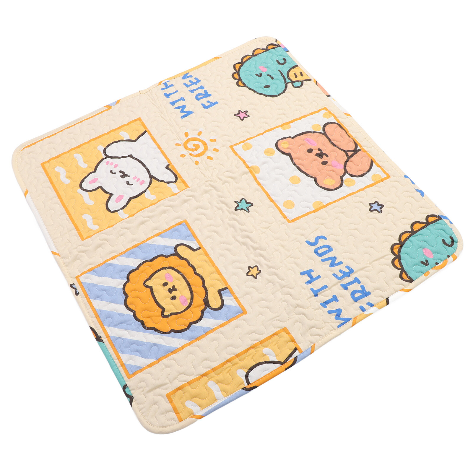 Коврик для домашних животных абсорбирующий хлопковый коврик для мочи для собак коврик для кормления складной портативный напольный коврик для кошек спальный коврик для всех сезонов тип 1 90 х 90 см / 354 х 354 дюйма