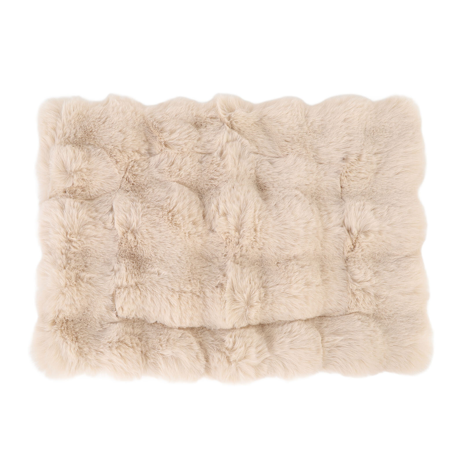 Пушистый коврик для домашних животных ультрамягкий комфортный сохраняющий тепло плюшевый коврик для собачьей будки подстилка для собак и кошек длина: 50x68 см 4